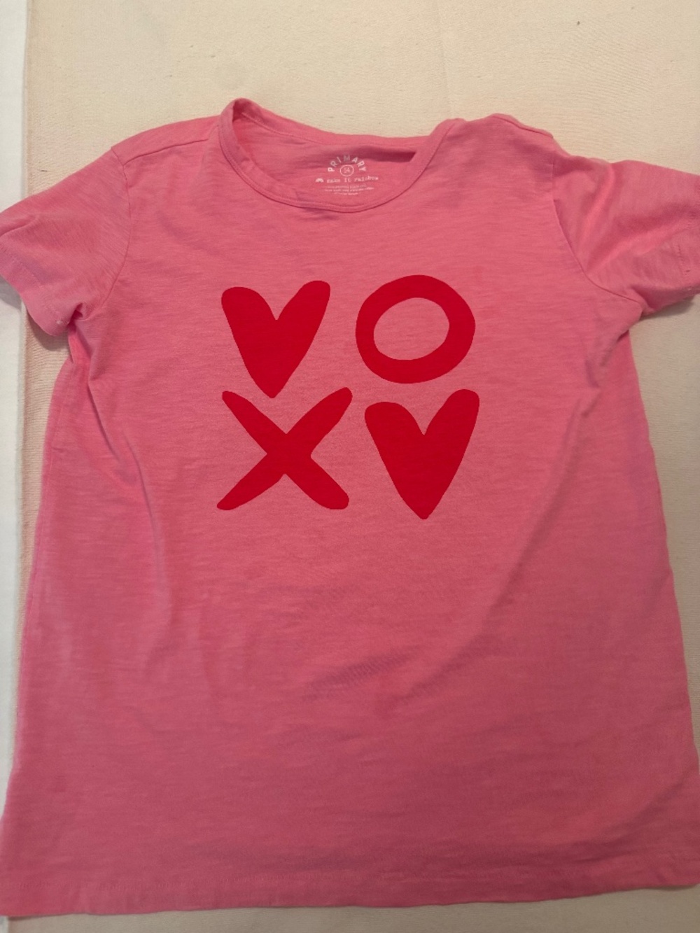 Size 14 Primary Clothing XO Heart Tee